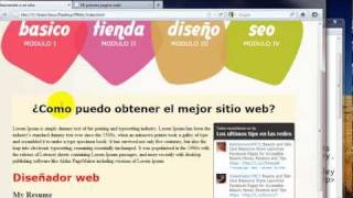 Como crear una pagina web completa en HTML  4 [upl. by Aicilyt500]