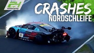 Crazy Crashes on the Nürburgring Nordschleife  24hRace 2018 [upl. by Guilbert]