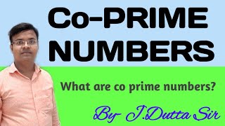 Co Prime Number  Class 6 CBSE NCERT [upl. by Anauqes]