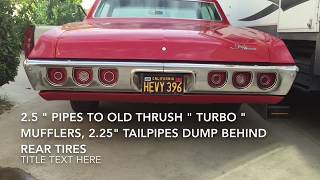 Thrush Turbos vs Dynomax SuperTurbo Muffler [upl. by Paik77]