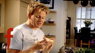 Gordon Ramsay Teaches How To Pan Roast A Pork Chop  The F Word [upl. by Jacquenette604]