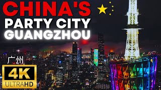 Guangzhou Chinas Party City 4K HD FPV  中国广州派对城市 ｜中国城市4K影视 [upl. by Siberson]