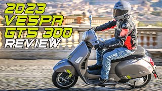 2023 Vespa GTS300 Review [upl. by Llenart]