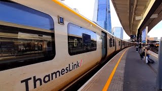 ThamesLink Trains Between London Bridge and St Pancras International 2021 [upl. by Bondon528]