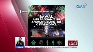 Paggamit ng paputok bawal sa Navotas  UB [upl. by Eerb]