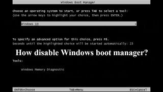 Windows Boot Manager  How fix easy Windows boot manager  Windows 7  Windows 8  Windows 10 [upl. by Asir]