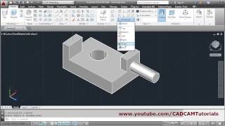 AutoCAD 3D Tutorial for Beginners  1 of 3 [upl. by Arlina]