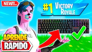 APRENDE a Jugar Fortnite en TECLADO y MOUSE Fácil y Rápido [upl. by Eenert]