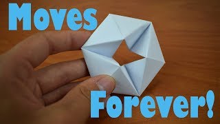 How to fold an Origami Moving Flexagon  Better than a fidget spinner [upl. by Dione]