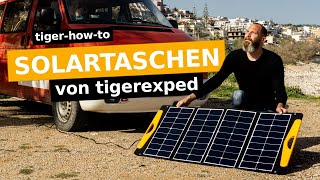 Solartasche anschließen Anleitung I Wohnmobil und Camper autark mit Strom versorgen [upl. by Andie]