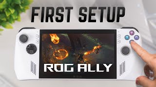 How To Setup The ROG Ally For Gaming [upl. by Ralph180]