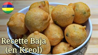 Recette Baja Mauricien en Kreol  Bhajia Special Ramadan [upl. by Elvina]