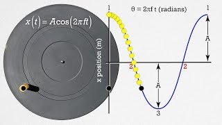 Simple Harmonic MotionSHM  Position Equation Derivation [upl. by Phail]