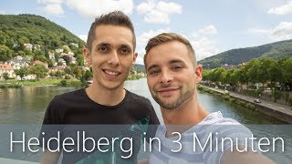 Heidelberg in 3 Minuten  Reiseführer  Die besten Sehenswürdigkeiten [upl. by Aneladgam]