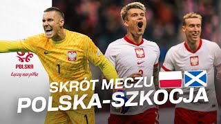 Liga Narodów Skrót meczu 🇵🇱 POLSKA  SZKOCJA 🏴󠁧󠁢󠁳󠁣󠁴󠁿 [upl. by Anilef]