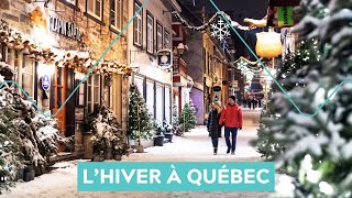 Québec en hiver  Votre meilleure destination vacances [upl. by Ettenim]