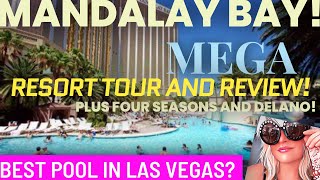 NEW Mandalay Bay Las Vegas FULL Resort tour [upl. by Neyrb]