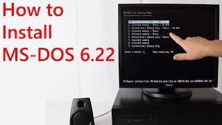 How to install MS DOS 622 [upl. by Tnomad]