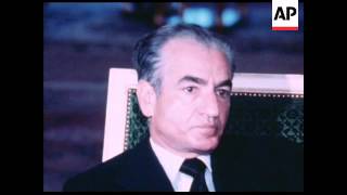 UPITN 17 4 78 PAHLAVI SHAH OF IRAN INTERVIEWED ON A RANGE OF SUBJECTS [upl. by Raine]