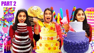 3 LAYER CAKE DECORATING CHALLENGE 🤩 PART 2  ഇത്തവണ 3 ഇരട്ടി ഡെക്കറേഷൻ  PULLOTHI [upl. by Anairb]