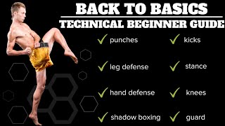 Back To Basics  Technical Beginners Guide To Kickboxing [upl. by Raynata]