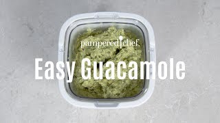 Easy Guacamole  Pampered Chef [upl. by Bortman]