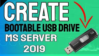 How To Create A Bootable Windows Server 2019 USB Media Flash Drive Stick Using Rufus [upl. by Carey]