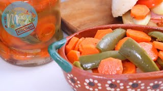 How To Make The Best Mexican Style PICKLED CARROTS MexMundoKitchen [upl. by Annekam]