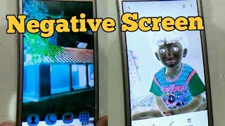 How To Mobile Negative Screen Problim HowTo Display Negative [upl. by Eeliab]