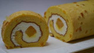 Fluffy Mango Roll Cake [upl. by Sylirama]