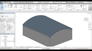 Curved Roof in Revit [upl. by Mortensen]