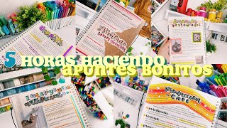 5 HORAS de APUNTES BONITOS 🌟 inspiración  nuevas ideas 💡 [upl. by Etezzil83]