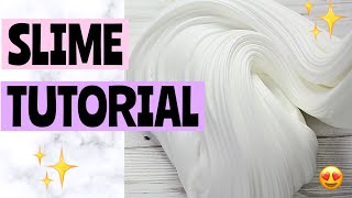 HOW TO MAKE SLIME Simple amp Easy Slime Recipe  2 Minute Easy Slime Tutorial Glue and Borax Slime [upl. by Kcirde]