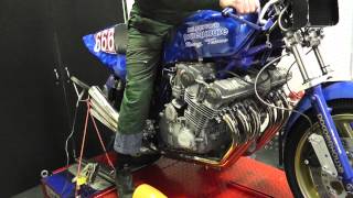 Honda CBX 6 The quotBeast 666 quot Racing Turn up the sound [upl. by Osrit]