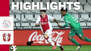 Highlights Jong Ajax  FC Dordrecht  Keuken Kampioen Divisie [upl. by Heffron]