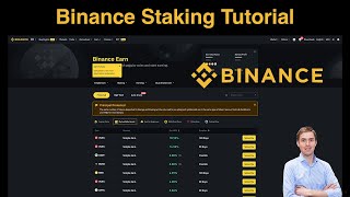 Binance Staking Tutorial ✅ [upl. by Elleryt]