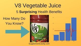 V8 Vegetable Juice 5 Reasons Its Healthy [upl. by Alduino331]