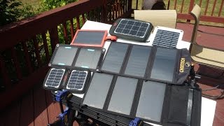 Portable USB Solar Panel Charger Review  Tests  Part 1 [upl. by Mclyman698]