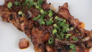 Asian Marinated Chicken Thighs Recipe [upl. by Radke]