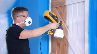 How to Spray Paint Doors  with Craig Phillips and WAGNER [upl. by Ahseel463]