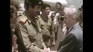 Nicolae Ceausescu meets Saddam Hussien June 13th 1982 [upl. by Sekyere]