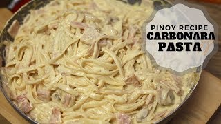 Creamy Carbonara Pasta  Christmas Recipe [upl. by Ayotac]