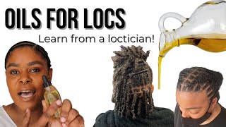 The Best Oils For Your Locs From A Loctician  Essential Oils vs Carrier Oils  How to Use Them [upl. by Irbua274]