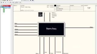 Построение диаграммы IDEF0 в process modeler bpwin [upl. by Ahsyen437]