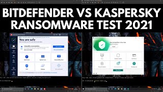 Bitdefender vs Kaspersky Ransomware Test [upl. by Aitnahs]