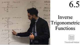 Edexcel A level Maths 65 Inverse Trigonometric Functions [upl. by Haroldson]