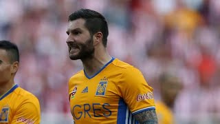 Gignac Scoring the most Outrageous Goals in Mexico [upl. by Ahcrop555]