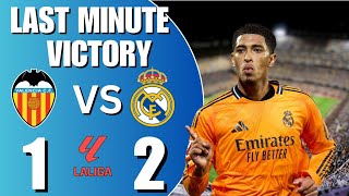 REAL MADRID VS VALENCIA LA LIGA  1325 [upl. by Ydne219]