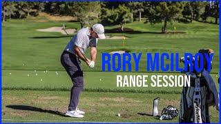 Watch Rory Mcilroy Perfect Swing Range Session  Driving Range Practice  Warm up Swings [upl. by Pentheam]