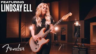 Lindsay Ell  American Acoustasonic Stratocaster  Fender [upl. by Torrie]